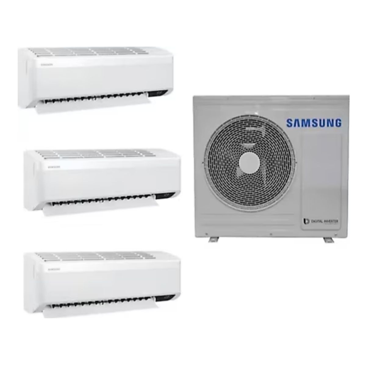Samsung Samsung Wind Free Multi 1+3 Sistem (AJ100TXJ5KH/EA) 10 kw Dış 12+12+18 Btu İç Ünite Duvar Tipi Klima En Ucuz Fiyatları ve Özellikleri