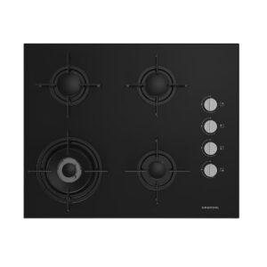Grundig GIGL 622410 B Wok Gözlü Siyah Cam Ankastre Ocak