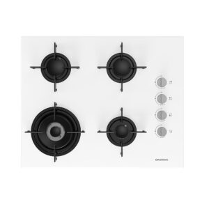 Grundig GIGL 622410 W Wok Gözlü Beyaz Cam Ankastre Ocak